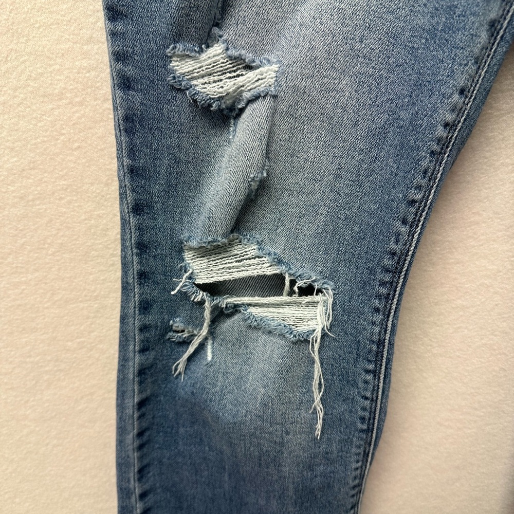 Studio Blue Straight Leg Distressed Jeans - Picture 4 of 14